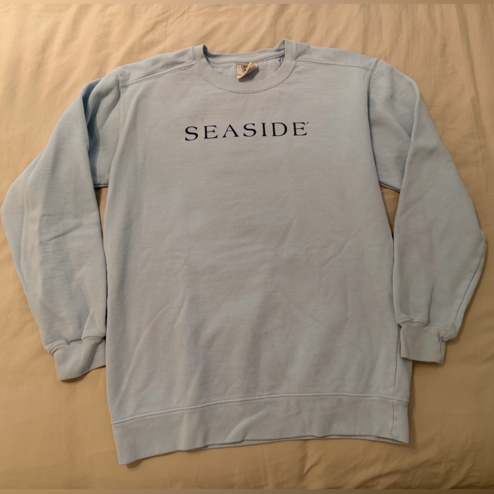 Seaside Blue Crewneck Sweater